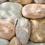 Ib Laursen Prošívaná kosmetická taštička Patterns D, multi barva, textil