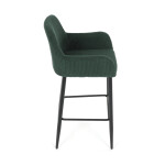 Barová židle, zelená, látka,AUB-V4009 GRN6