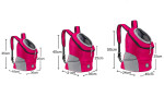 Trend batoh pro psa | do 10 Kg Barva: Černá, Dle váhy psa: 6 - 10 kg