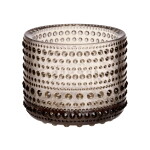 Iittala Skleněný svícen Kastehelmi 6,4 cm – Linen, fialová barva, sklo