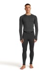 Pánské merino spodky ICEBREAKER Mens ZoneKnit 260 Leggings, Jet Heather velikost: M