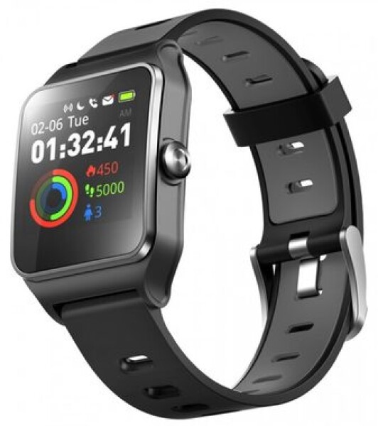UMAX U-Band P1 PRO černá / Chytré hodinky / 1.3 / Bluetooth 4.2 / GPS / IP68 (ATM50) (UB521)