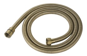 SAPHO - POWERFLEX kovová sprchová hadice, 150cm, zlato mat FLEX150GB