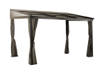 Sojag Budapešť nástěnná pergola 10x12 298x364x243 cm bronz