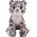 Levhart sněžný sedící 22 cm