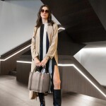 Nákupní taška na lahve Reisenthel Bottlebag Herringbone mokka