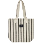 House Doctor Plátěná nákupní taška Off-white/Brown, hnědá barva, textil