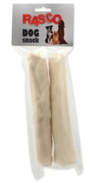Rasco Tyčinka bůvolí bílá 20 cm / Pochoutka pro psy / žvýkací / 2 ks (4904-69621)