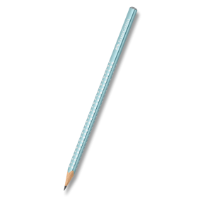 Grafitová tužka Faber-Castell Sparkle - perleťová světle tyrkysová, tvrdost B