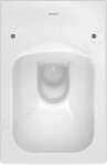 DURAVIT - Vero Air Závěsné WC, Rimless, WonderGliss, bílá 25250900001