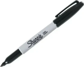 Sharpie Popisovač permanentní černý / Popisovač permanentní / kulatý hrot F / 0,9mm / 1ks (1985857)