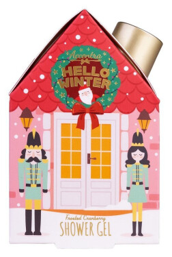 Sprchový gel Hello Winter růžový Brusinka 50ml