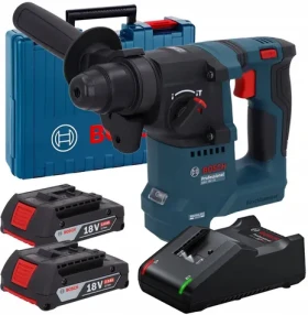 BOSCH GBH 18V-18 / Vrtací kladivo / SDS-plus / 18V / 2x2,0Ah / kufr (0611927001)