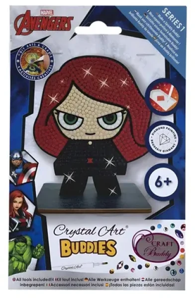 CRYSTAL ART Diamantové malování Postavička Black Widow