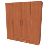 Nábytek Mikulík Skříň RIO 160-180 ROZMĚR: (š/v/h) 180 x 200 x 52 cm