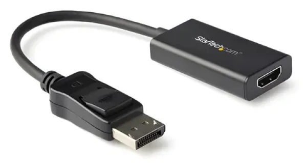 StarTech černá / Adaptér DisplayPort na HDMI / 4K 60Hz / HDR (DP2HD4K60H)