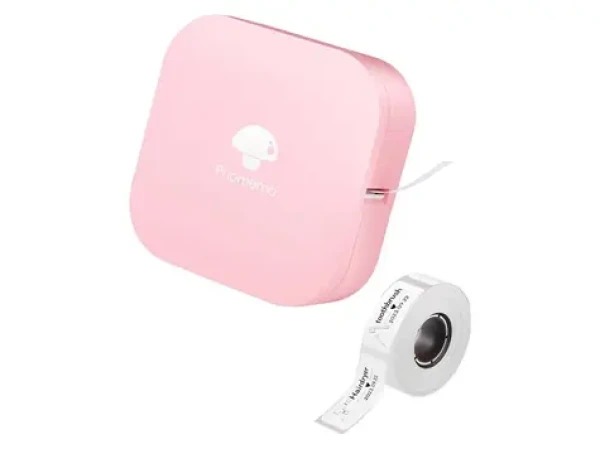 Phomemo Přenosná tiskárna štítků Q30 růžová / USB-A na USB-C/4x baterie AAA / Bluetooth (Q30-PK)