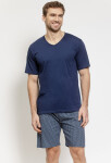 Pyžamo Taro 3586 Otto kr/r M-XL W26 tmavě modrá M