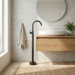 REA - Volně stojící baterie LUNGO Black REA-B4302