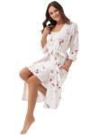 Dámský župan Luna 376 3/4 M-2XL W25 modrá M