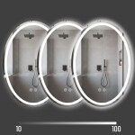 REA - Zrcadlo LED Marco Marco 60x80 cm HOM-00902