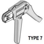 KNIPEX - kleště lisovací - 230mm - čtyřtrnové, stočené kontakty Harting; Ilme; Phoenix; Amphenol; Walther; HTS;Contact; Weidmüller 0.14-6mm², v plastovém kufříku s pěnovou vložkou (975265)