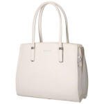 Elegantní dámská koženková kabelka na rameno Miraya, béžová