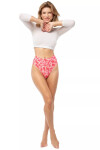 Dámská tanga Love Vibes string maxi - JULIMEX růžová M