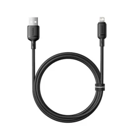 Baseus Silky (P10377702113-00) Rychlonabíjecí kabel USB-A/Lightning 2.4A 1m černá (P10377702113-00)