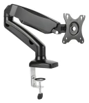 Equip černá / Držák monitoru na stůl / 17"-32" / do 9 kg / otočný 180° / plynová pružina (650120)