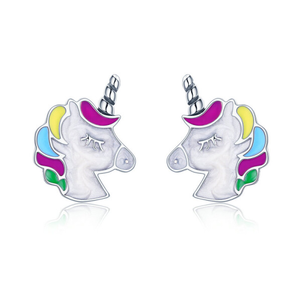 Elenys náušnice Jednorožec Unicorn