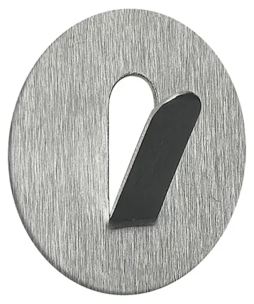 Spirella PUNZO-Round kulatý háček na ručníky nerezová ocel / samolepící / průměr 60 mm