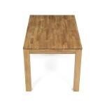 Jídelní stůl 120x80x75 cm, masiv dub bílý, povrchová úprava olejem, nohy 8x8 cm