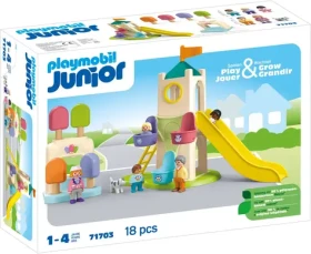 Playmobil® Junior 71703 Dobrodružná věž se zmrzlinovým stánkem