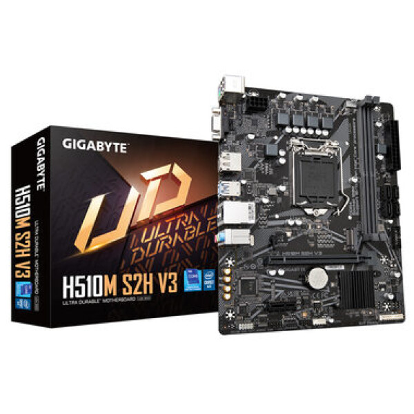 GIGABYTE H510M S2H V3 / LGA 1200 / 2x DDR4 / 1x PCIex16 / 1GLAN / mATX (H510M S2H V3)