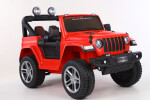 Mamido Elektrické autíčko SPEED 2.0 - 4x4 červené | 180W | EVA | LED | 2,4Ghz | ECO kůže | 12V7Ah