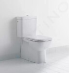 DURAVIT - D-Code Splachovací nádrž 385x170 mm, připojení dole vlevo, alpská bílá 0927100004