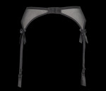 Podvazkový pás V-8732PS černý - Axami 4XL