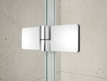 GELCO - TRINITY CHROM obdélníkový kout 900x1000 rohový vstup, matné sklo, GT2290-10M-CH GT2290-10M-CH