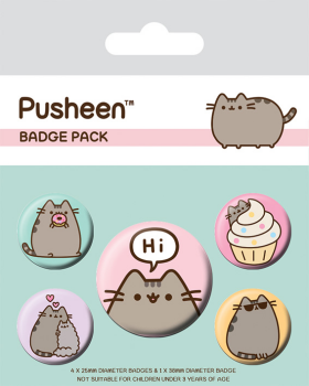 Sada odznaků - Pusheen Hi - EPEE