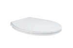 CERANO - WC sedátko Tavoleta - SoftClose - UF plast - bílá lesklá - 37,2x5,2x44,6 CER-414803