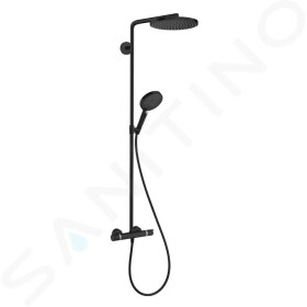 HANSGROHE - Raindance Select S Sprchový set Showerpipe s termostatem, 3 proudy, matná černá 27633670