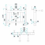REA - Podomítkový Instalační Set pro Bidet 022N REA-E0631