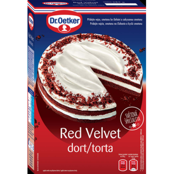 Dr. Oetker Red Velvet dort (385