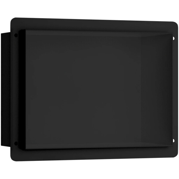 CERANO - Zápustná polička/nika do obkladu - černá matná - 30x20x10 CER-417470