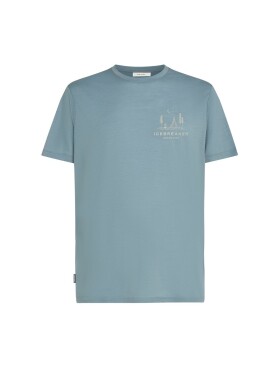 Pánské merino triko s krátkým rukávem ICEBREAKER Mens 150 Tech Lite SS Tee Peaceful Pass, Flint Blue velikost: M