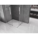 MEXEN/S - Velar L Duo sprchový kout, posuvné dveře 90 x 80, transparent, chrom 871-090-080-02-03-01