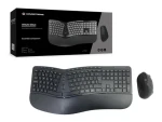 Conceptronic ERGO PT černá / Bezdrátová klávesnice a myš / Ergonomická / 2.4 GHz / PT layout (ORAZIO02PT)