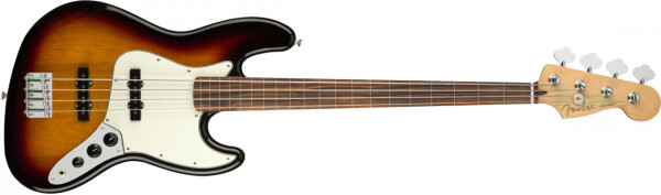 Fender Player Jazz Bass FL 3-Color Sunburst Pau Ferro