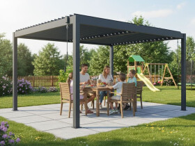 Lanit Plast hliníková bioklimatická pergola Basic 4 x 3 m LG4293